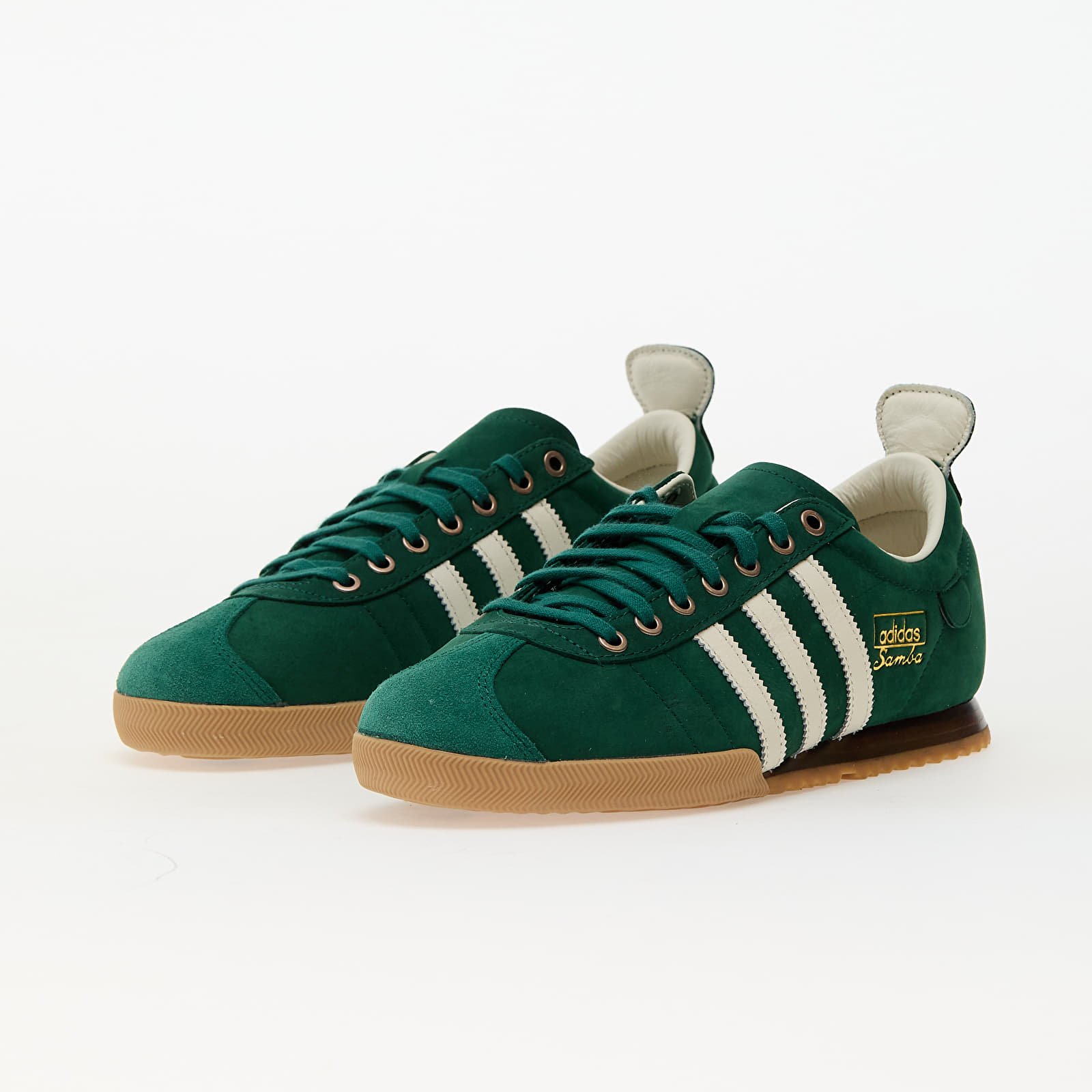Încălțăminte și sneakerși pentru bărbați adidas Samba 62 Collegiate Green/ Off White/ Preloved Brown