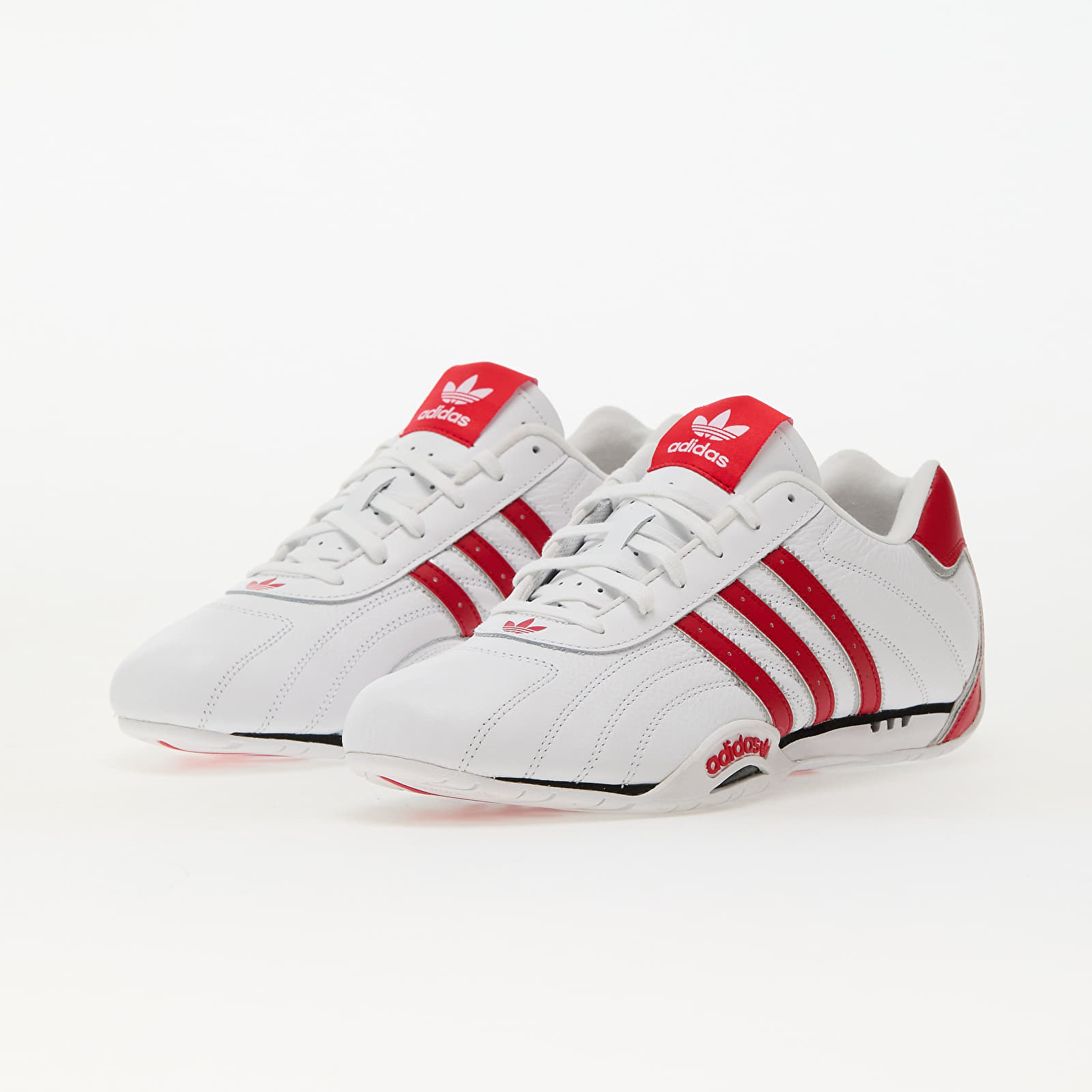 Buty męskie adidas Adiracer Lo Ftw White/ Better Scarlet/ Silver Metallic