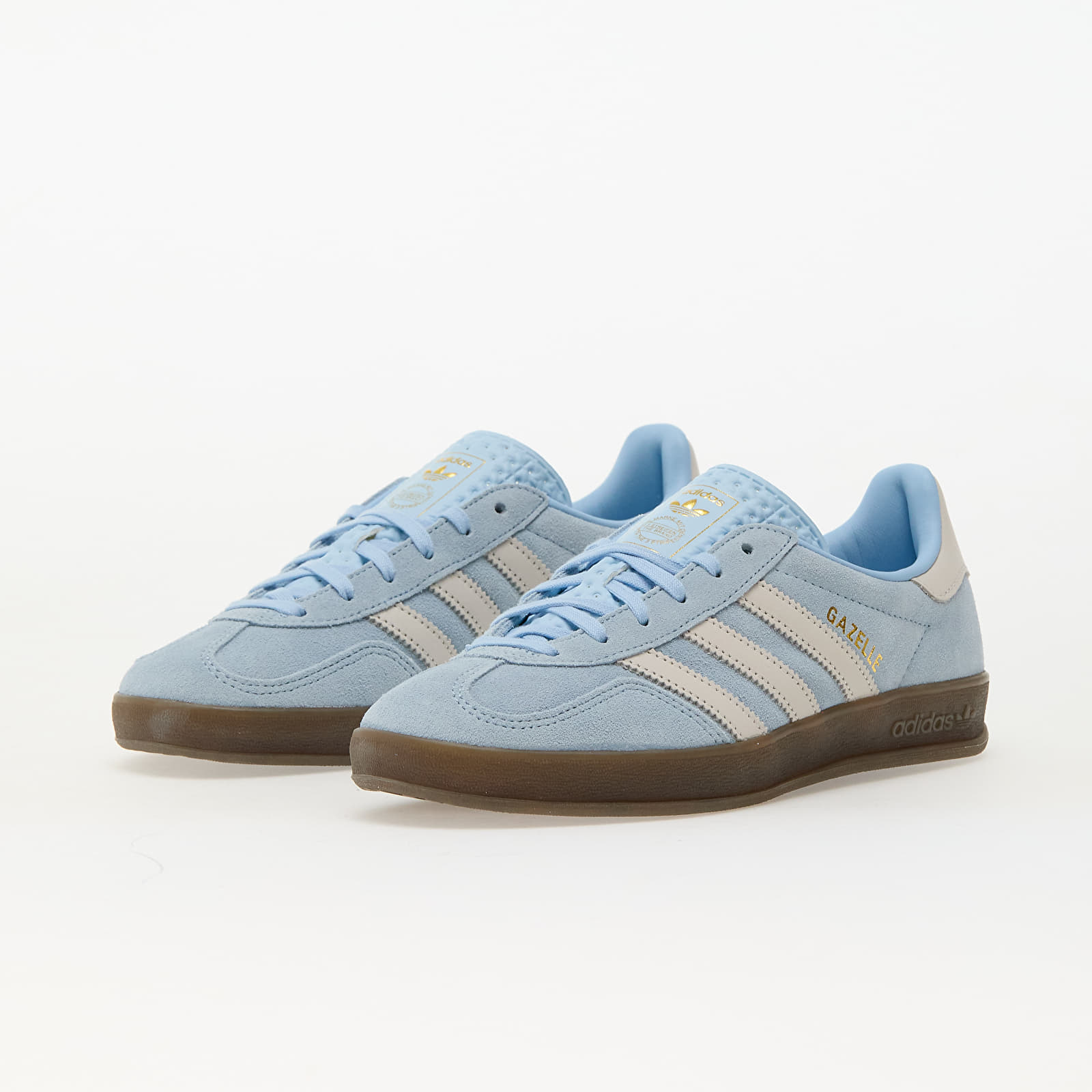 Sko til kvinder adidas Gazelle Indoor W Clear Sky/ Off White/ Gum5
