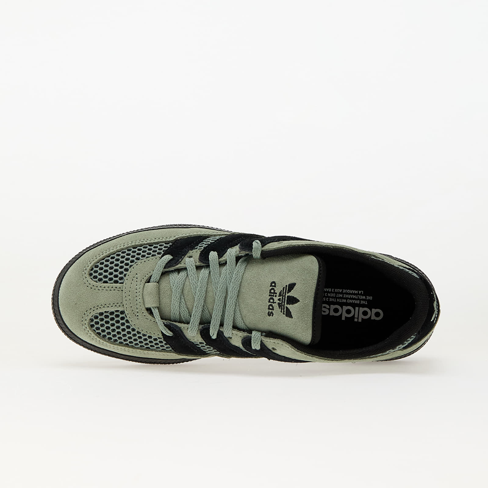 Încălțăminte și sneakerși pentru femei adidas Handball Spezial St Silver Green/ Core Black/ Ftw White