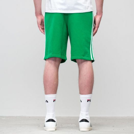 Adidas originals 3 stripe shorts deals green