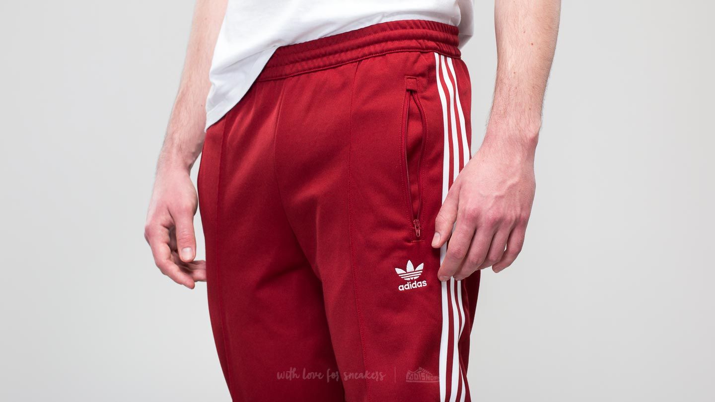 Pants and jeans adidas Beckenbauer Track Pant Rust Red Footshop