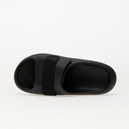 サンダル CROCS Men Sandals 209413 MELLOW LUXE REC SLIDE BLACK Black Mellow Luxe Recovery Slide - Crocs