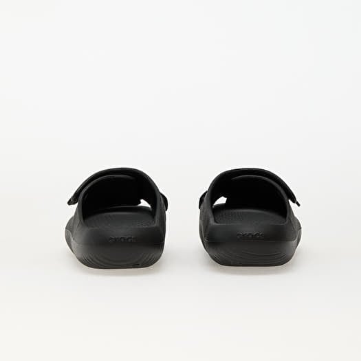 サンダル CROCS Men Sandals 209413 MELLOW LUXE REC SLIDE BLACK Black Crocs Mellow Luxe Recovery Slide flip-flops - black