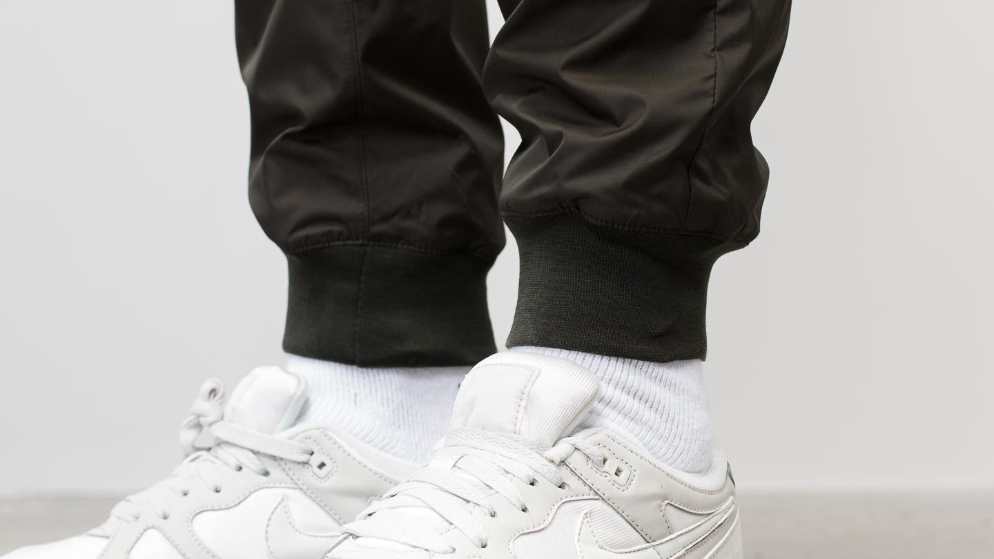 Pants and jeans Nike Sportswear Windrunner Pants Sequoia/ Sequoia/ White