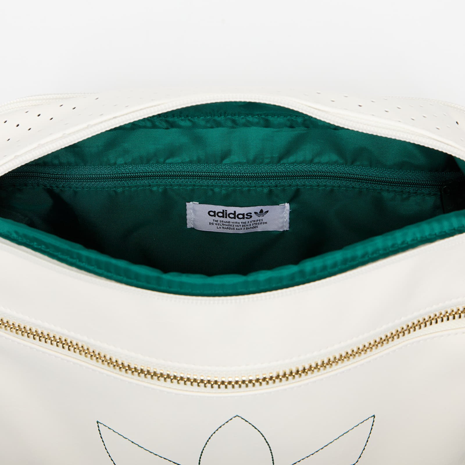 Umhängetaschen adidas Airliner Off White/ Collegiate Green