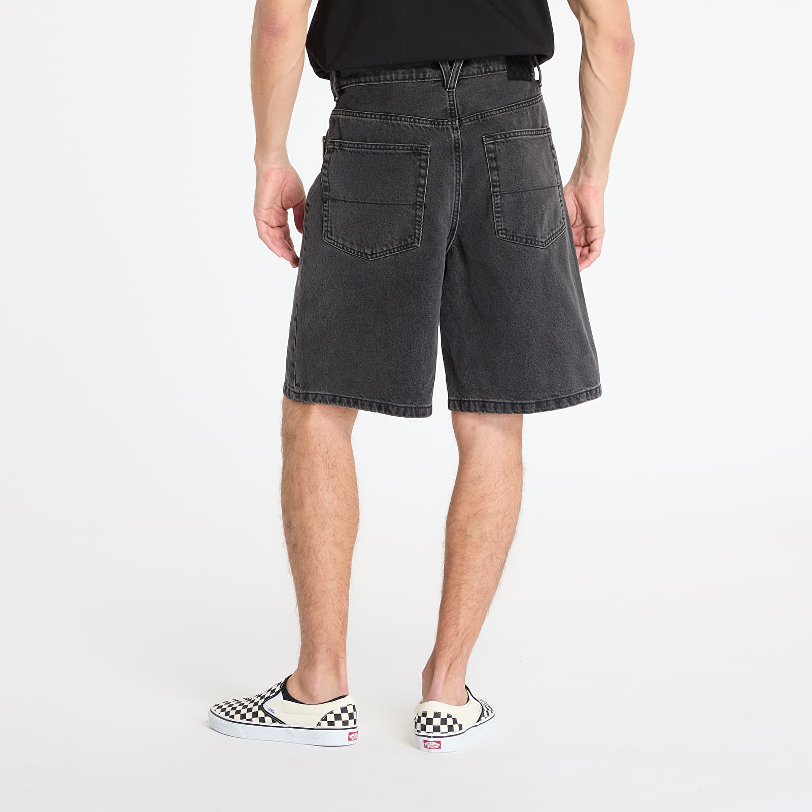 Pánske šortky Vans Check-5 Baggy Denim Shorts Black