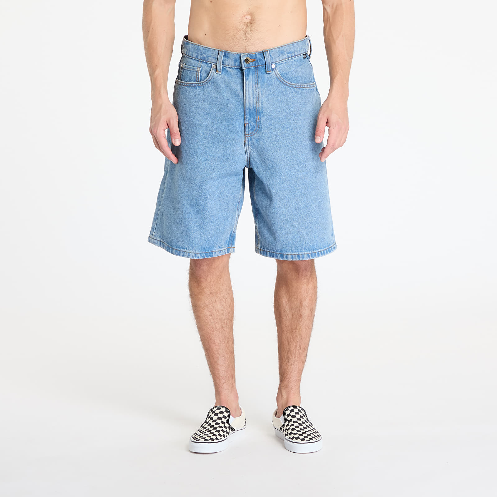 Shorts för män Vans Check-5 Baggy Denim Shorts Blue