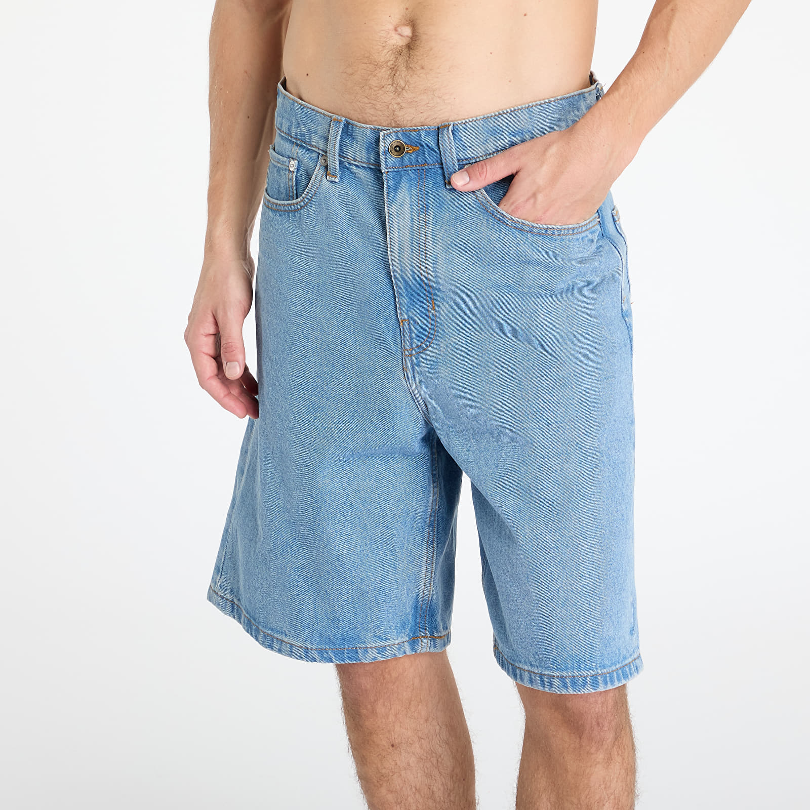Shorts för män Vans Check-5 Baggy Denim Shorts Blue