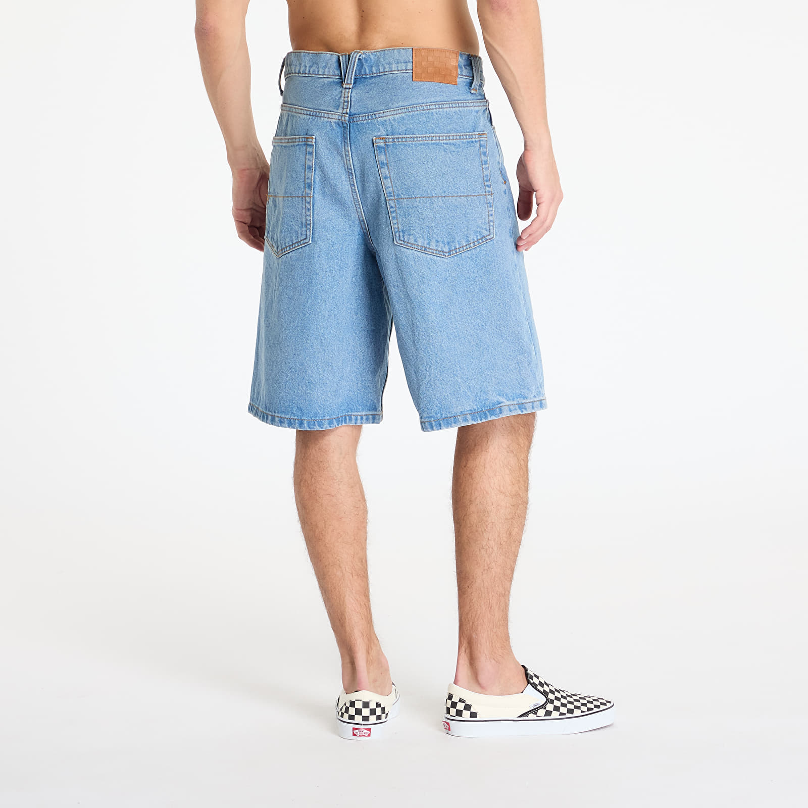 Shorts för män Vans Check-5 Baggy Denim Shorts Blue