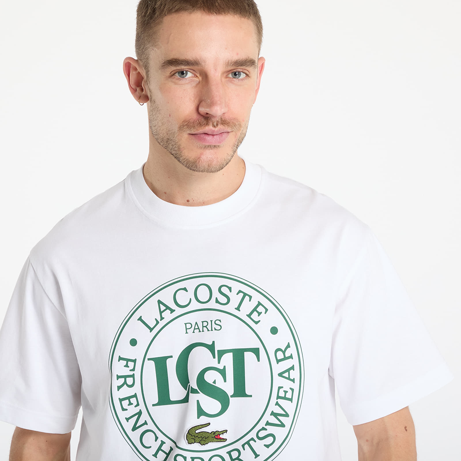 Camisetas de hombre LACOSTE Heavy T-shirt White