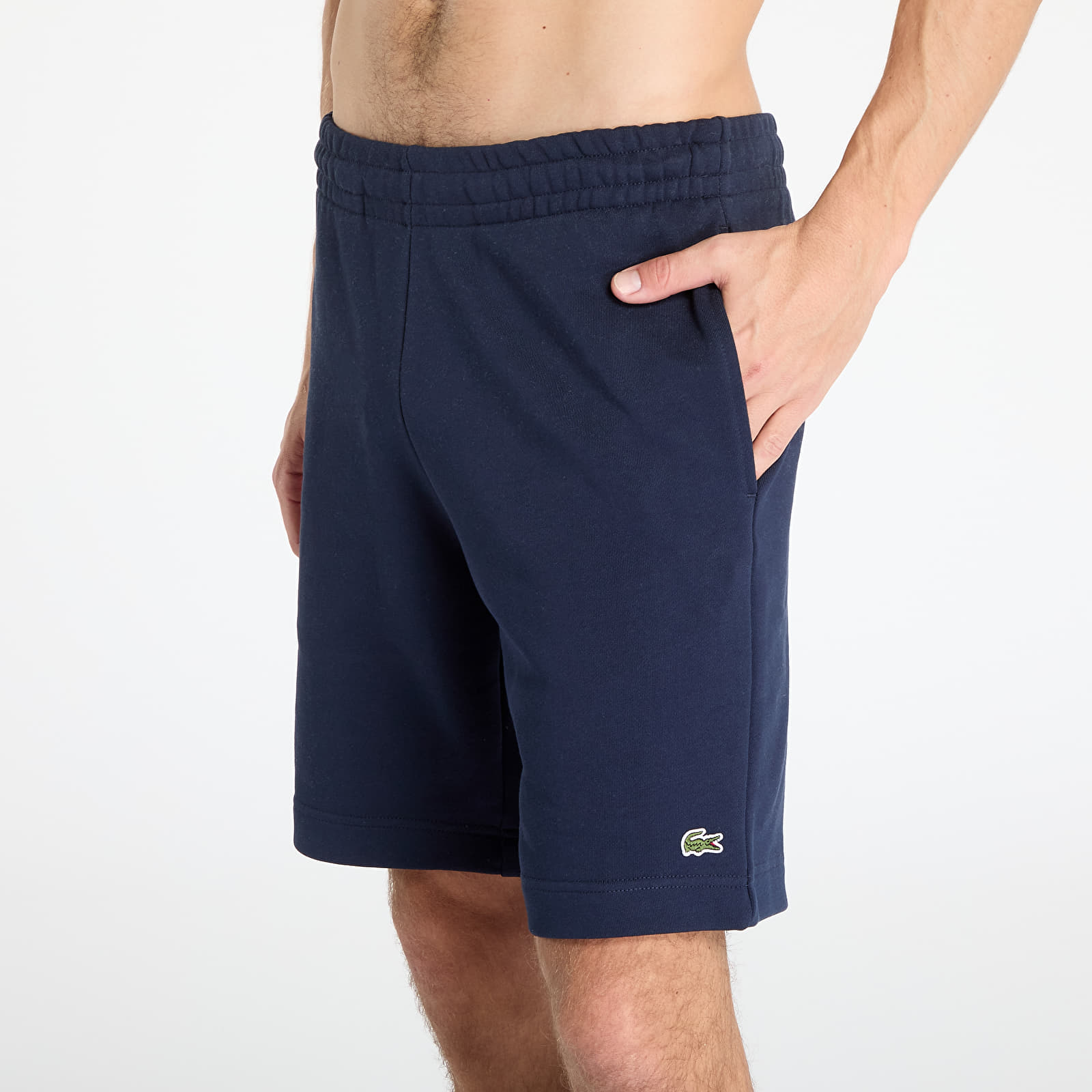 Vīriešu šorti LACOSTE Non Brushed Fleece Shorts Navy Blue