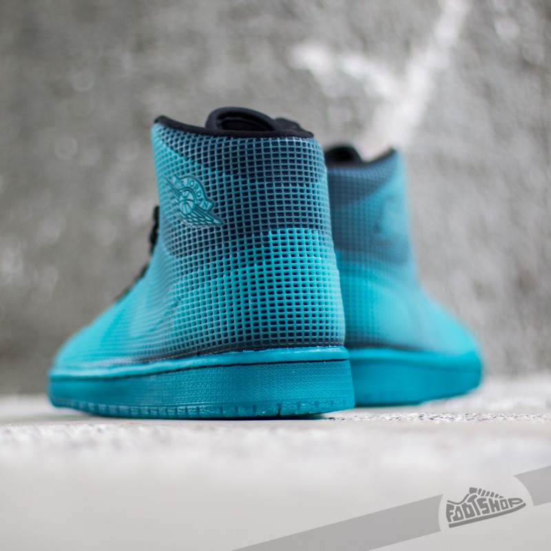 Men s shoes Air Jordan 4LAB1 Black Tropical Teal Noir Bleind Footshop