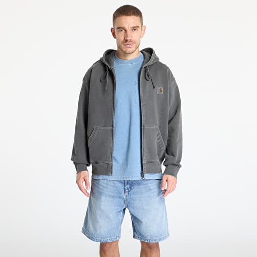 Veste Carhartt WIP Hooded Nelson Jacket UNISEX Graphite Garment Dyed