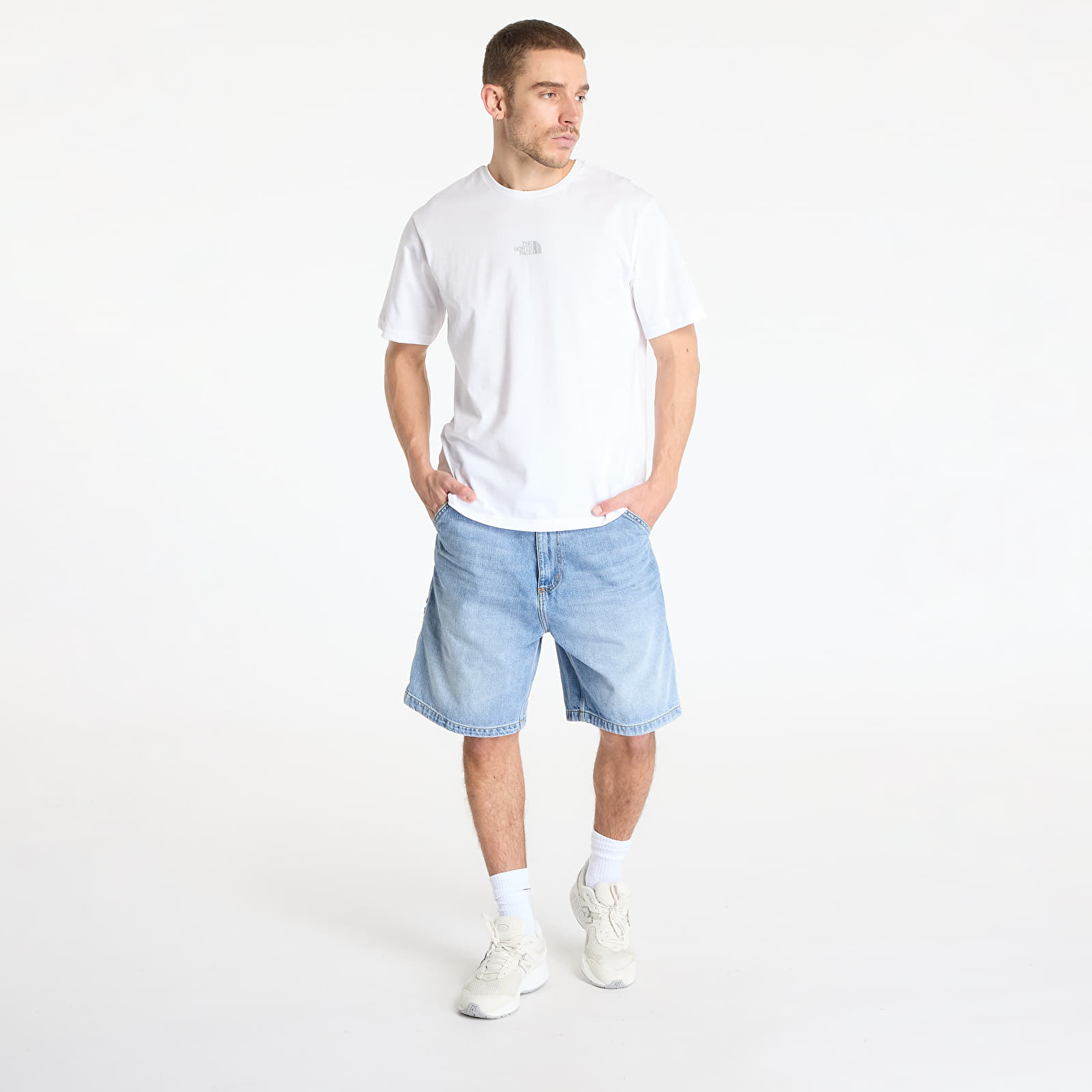 Vīriešu šorti Carhartt WIP OG Single Knee Short Blue Burst Washed