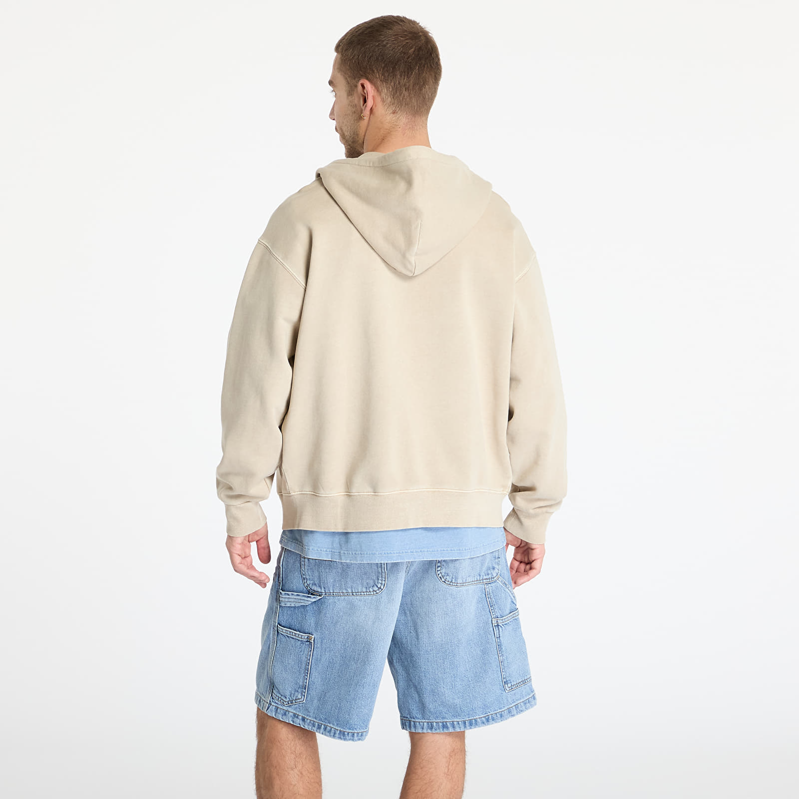 Pánske bundy Carhartt WIP Hooded Nelson Jacket UNISEX Fleur De Sel