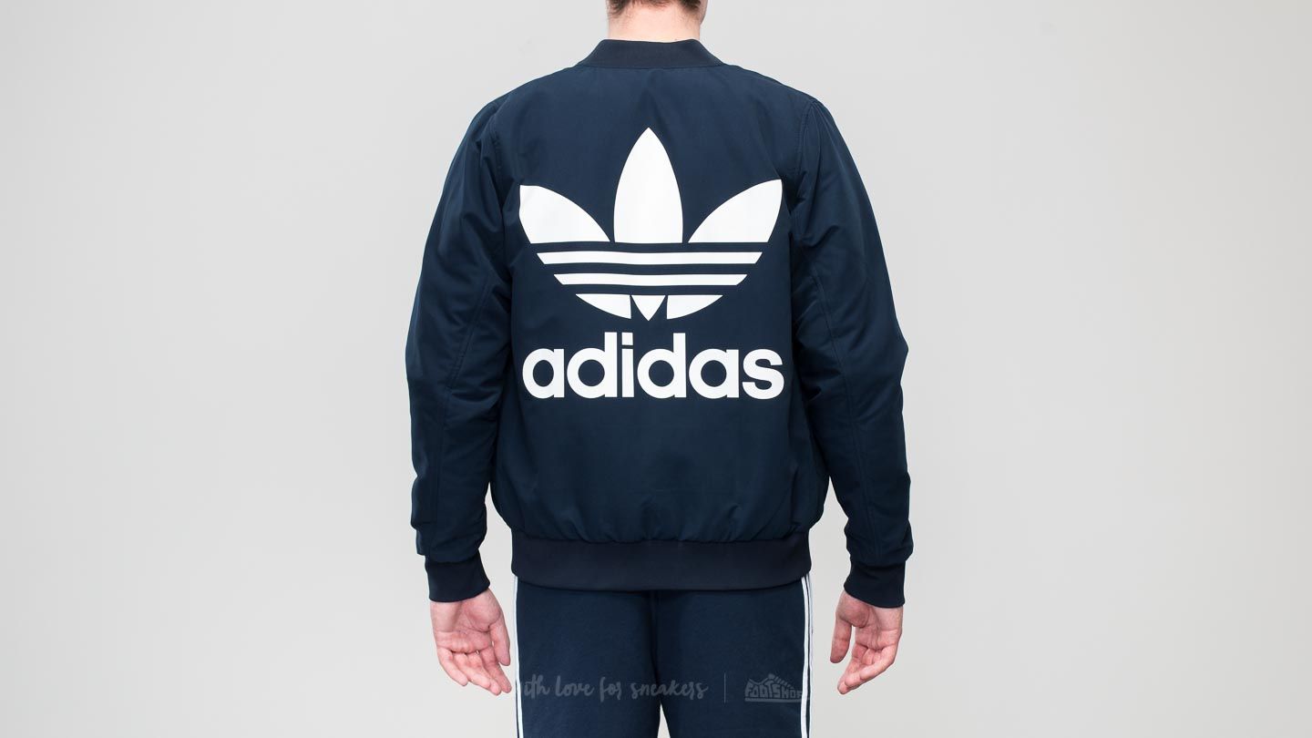 Adidas reversible store bomber jacket