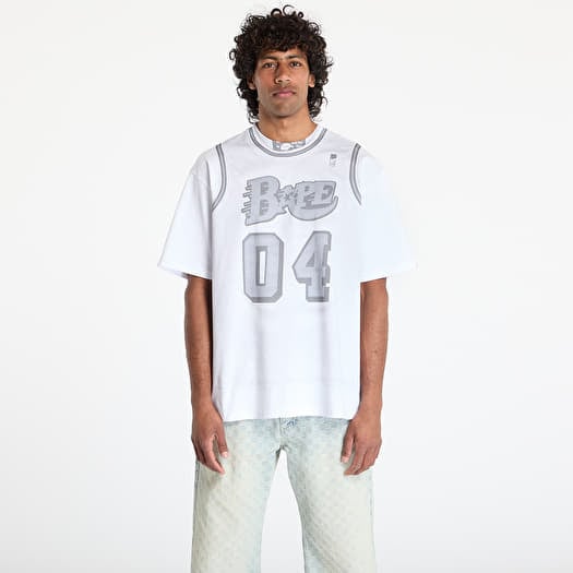 T-shirt A BATHING APE Fake Print Relaxed Fit Tee UNISEX White