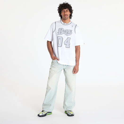 T-shirts A BATHING APE Fake Print Relaxed Fit Tee UNISEX White