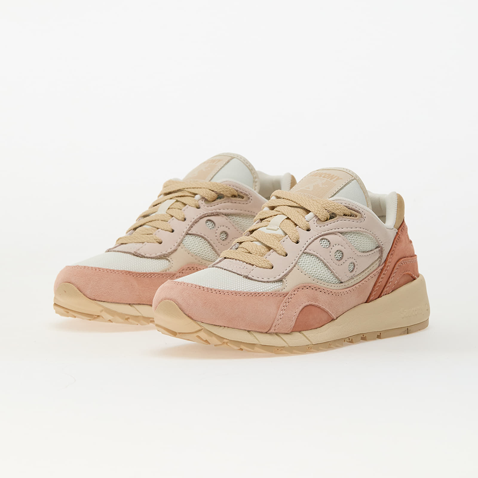 Damesschoenen Saucony Shadow 6000 Off White/ Peach