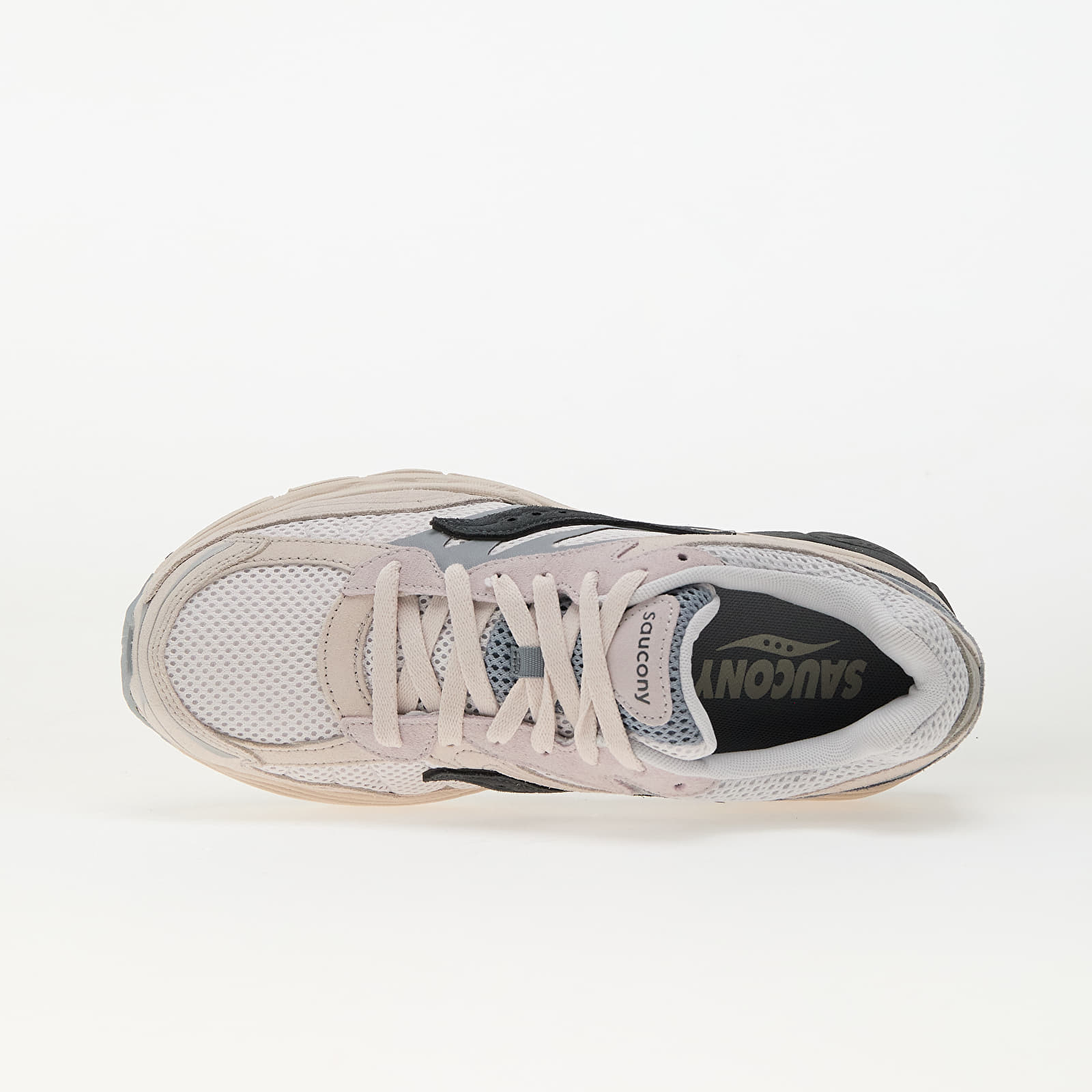 Herren Sneaker und Schuhe Saucony Progrid Omni 9 Light Grey/ Blue