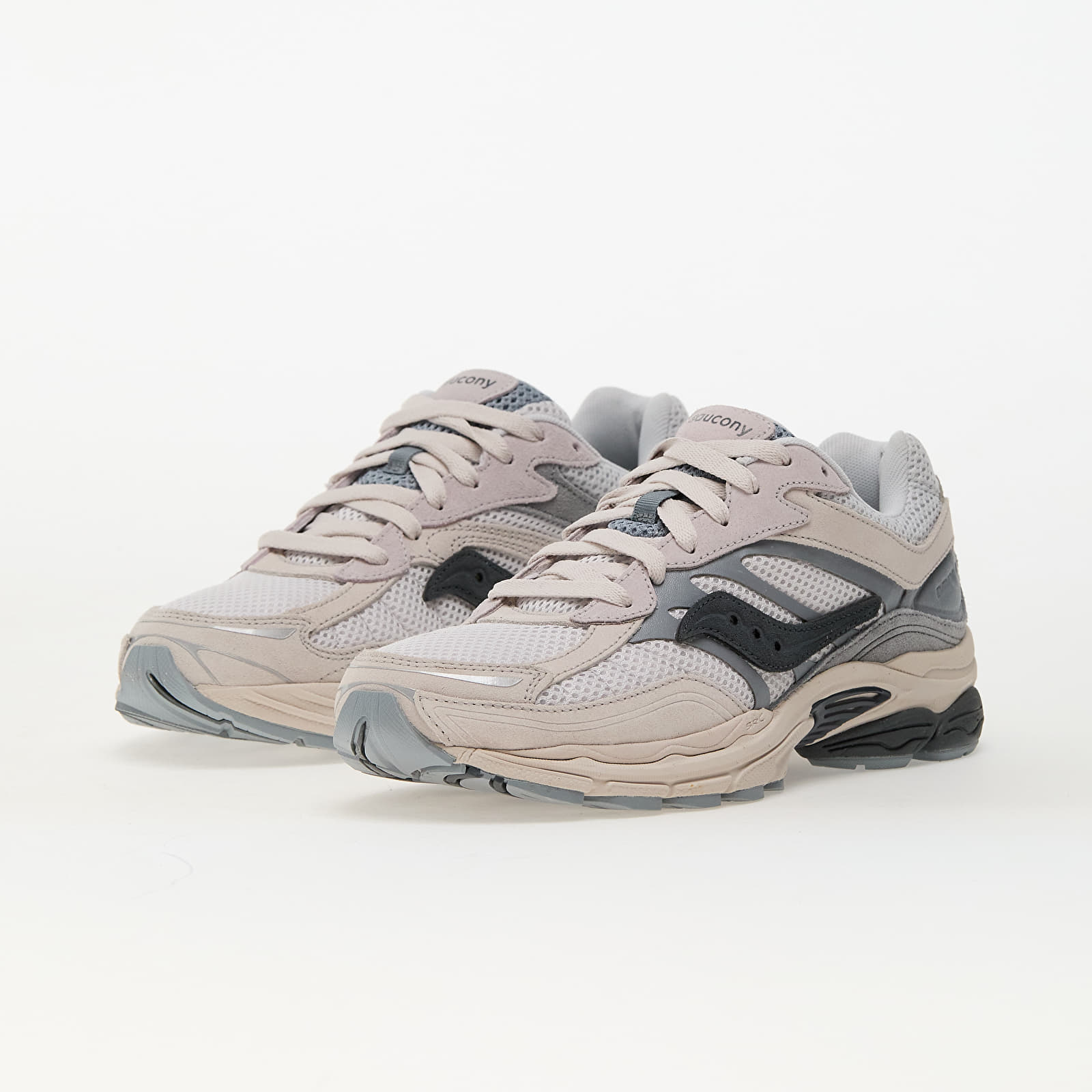Herren Sneaker und Schuhe Saucony Progrid Omni 9 Light Grey/ Blue