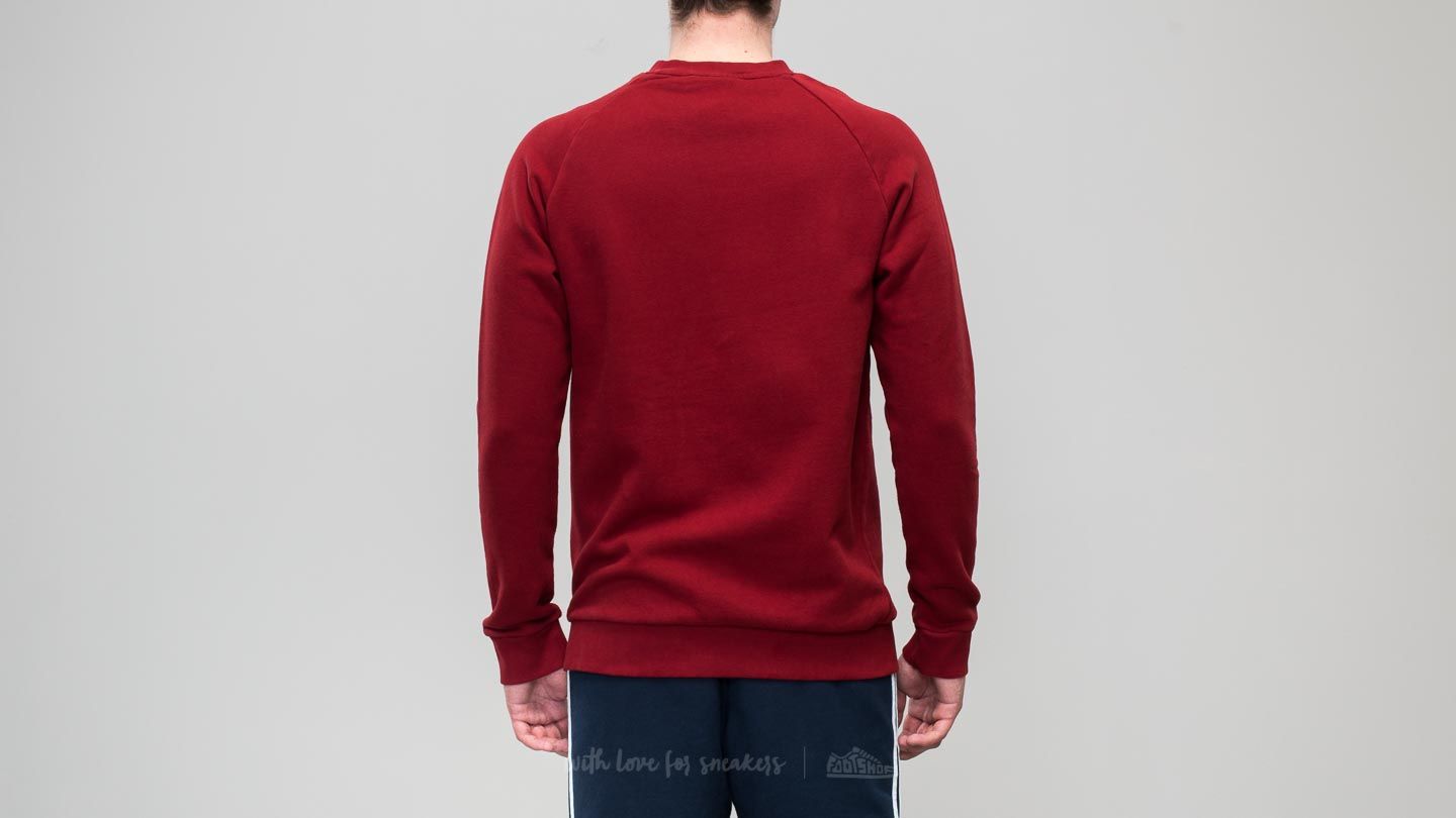 Hoodies and sweatshirts  adidas Trefoil Crew Rust Red