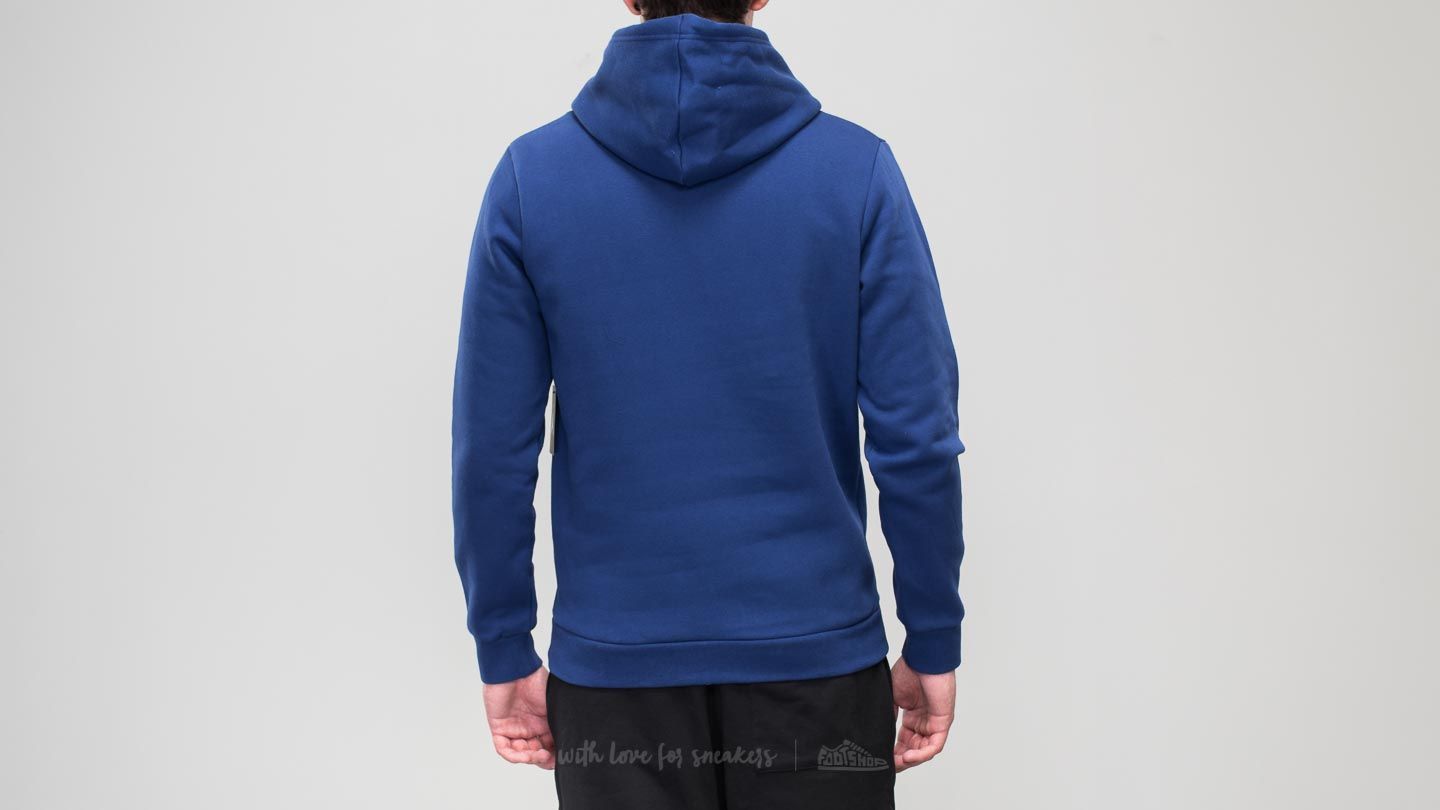 Mikiny Jordan Jumpman Air FLight Fleece Pullover Hoodie Deep Royal Blue/ White