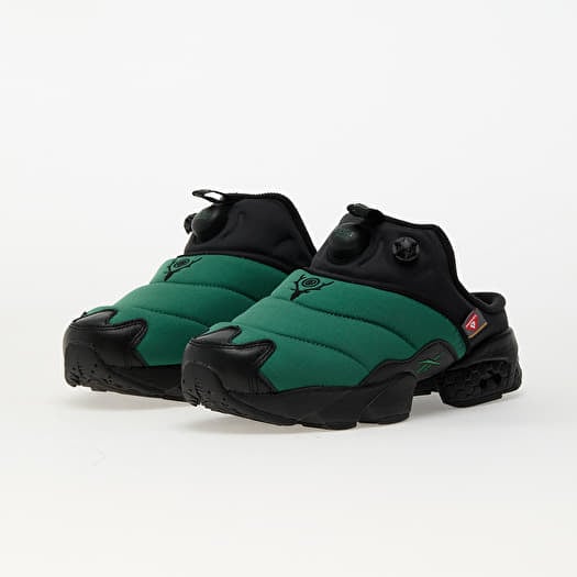 ぶり☆Reebok INSTAPUMP FURY MULE Men's shoes Reebok Instapump Fury Mule LTD Green/ Black