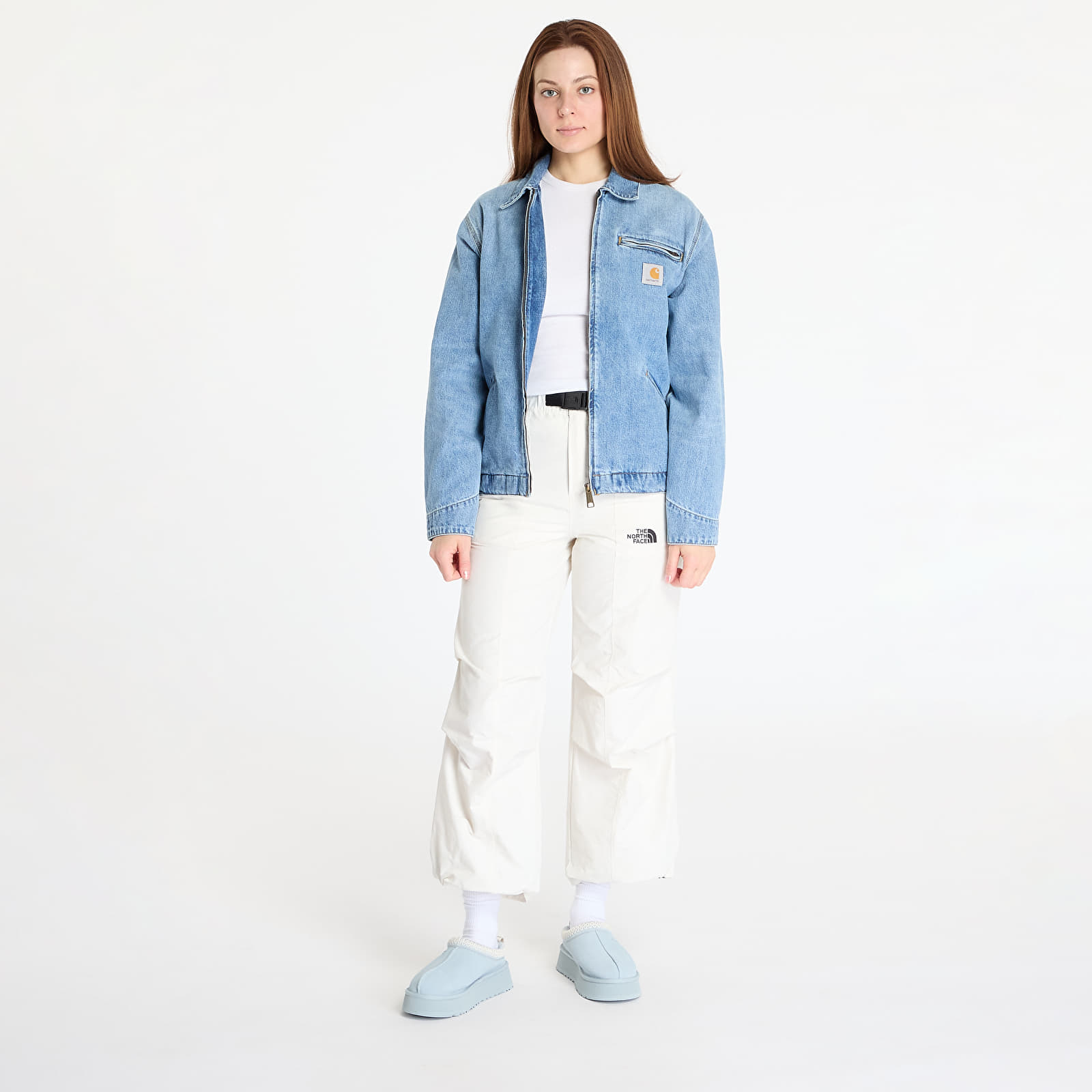 Spodnie The North Face W Nse Pant White Dune