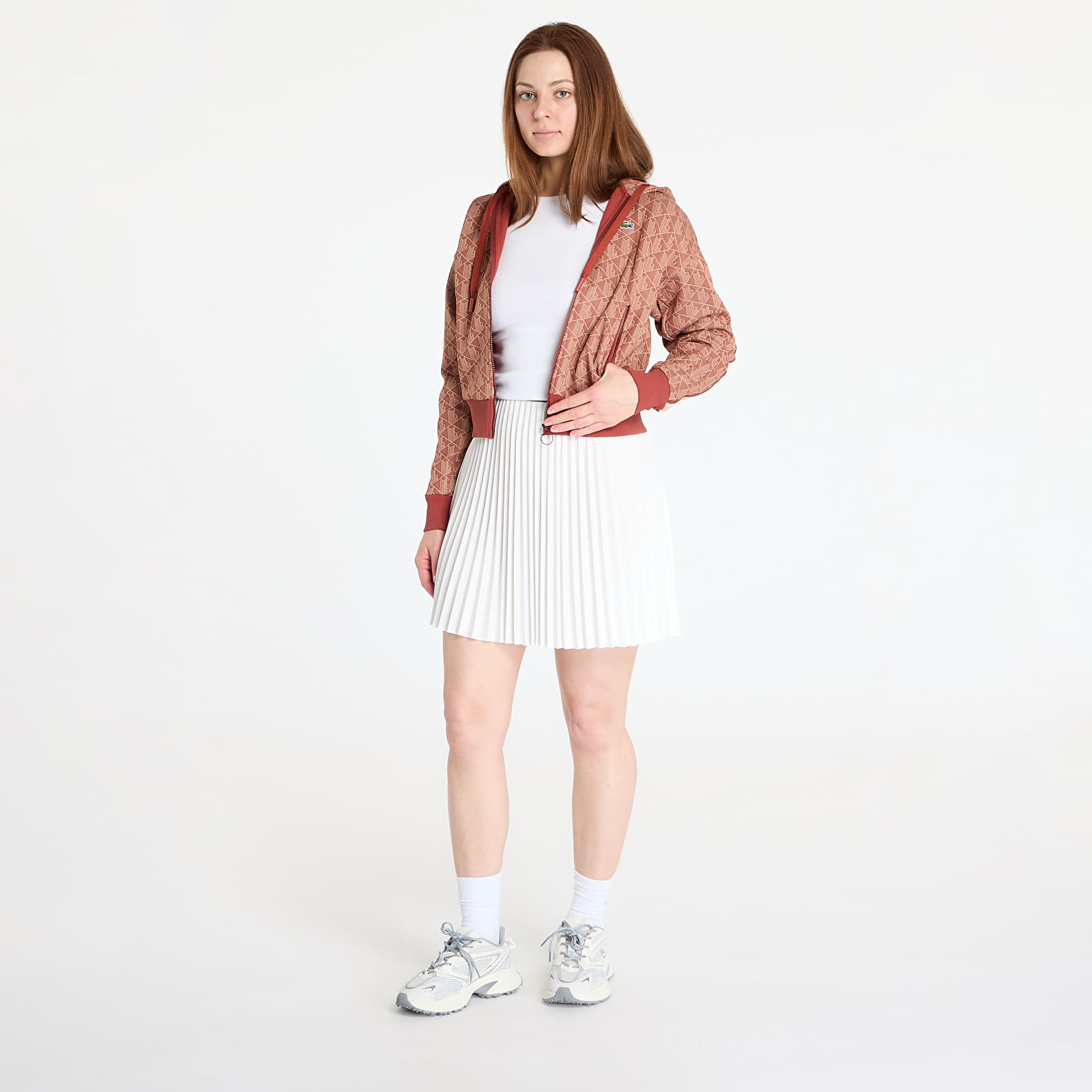 Röcke LACOSTE Jersey Skirt Flour