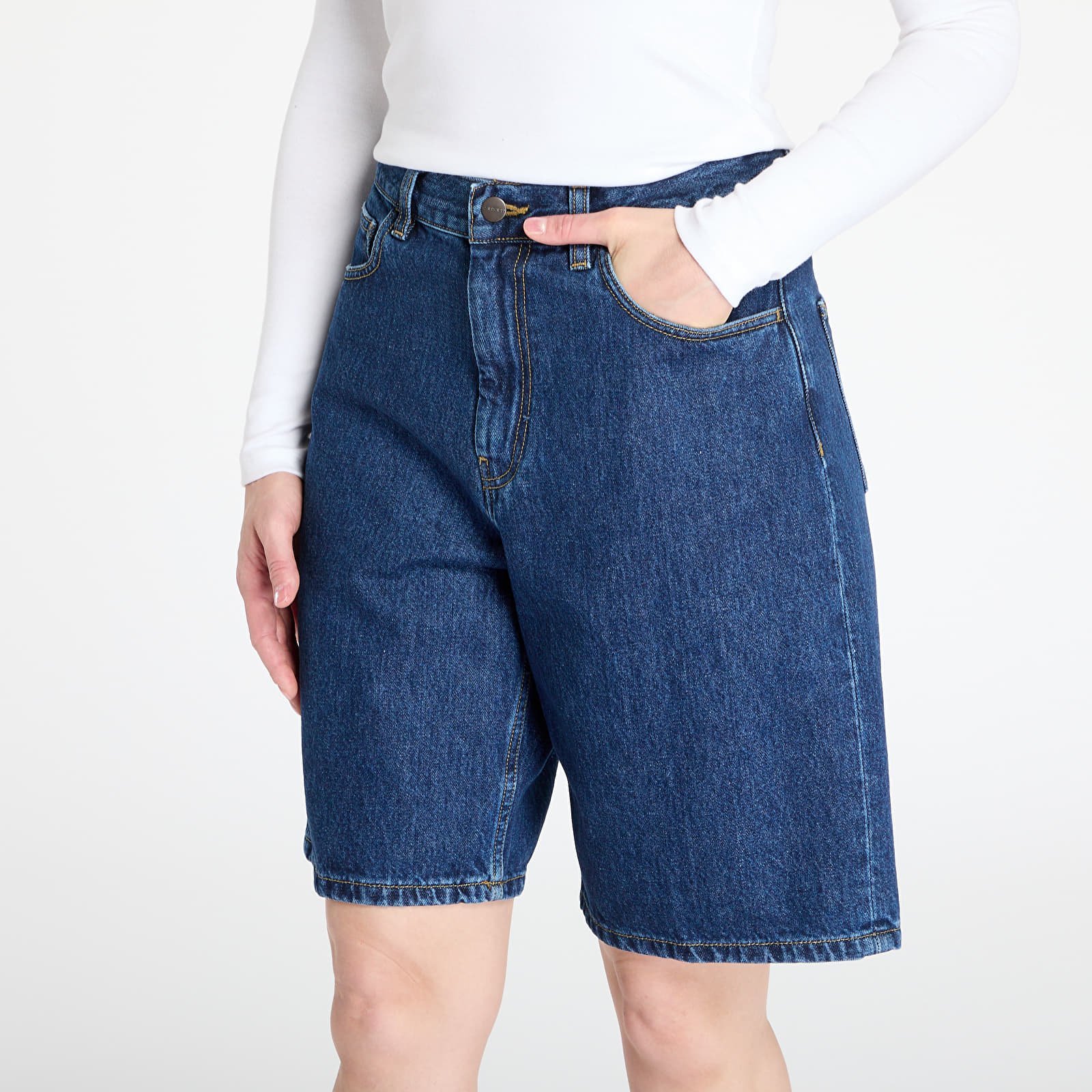 Krótkie spodenki Carhartt WIP W' Brandon Short Blue
