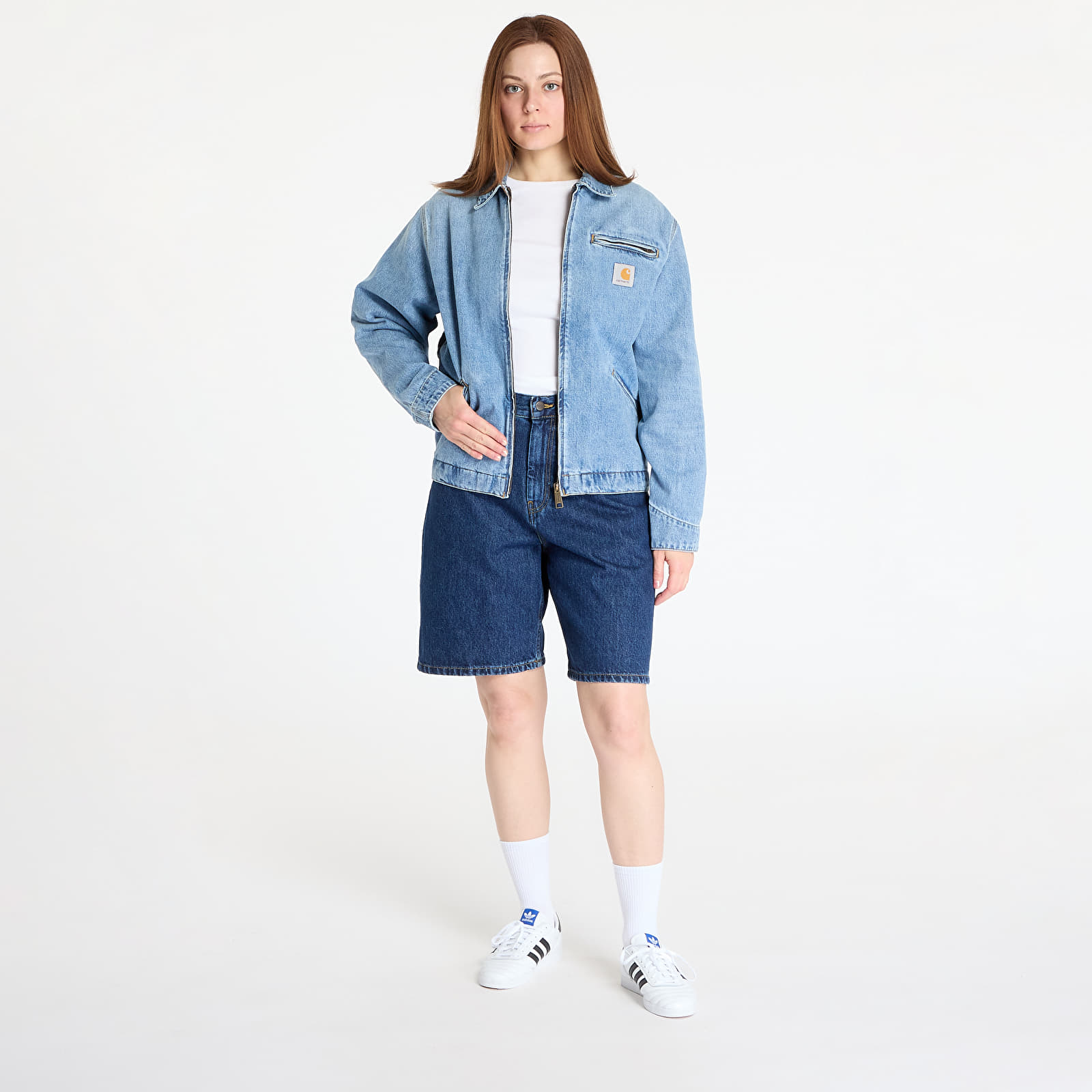 Krótkie spodenki Carhartt WIP W' Brandon Short Blue
