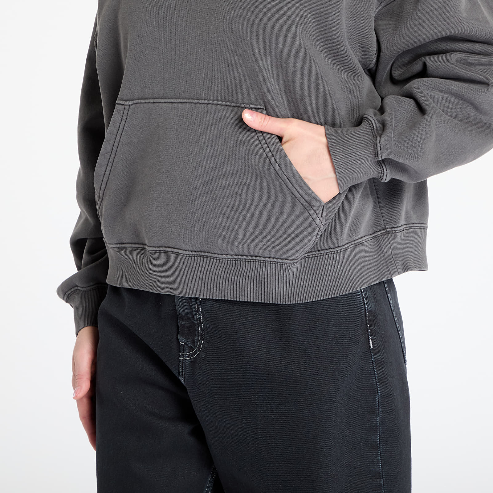 Naiste kapuutsiga dressid Carhartt WIP W' Hooded Benton Sweat Black