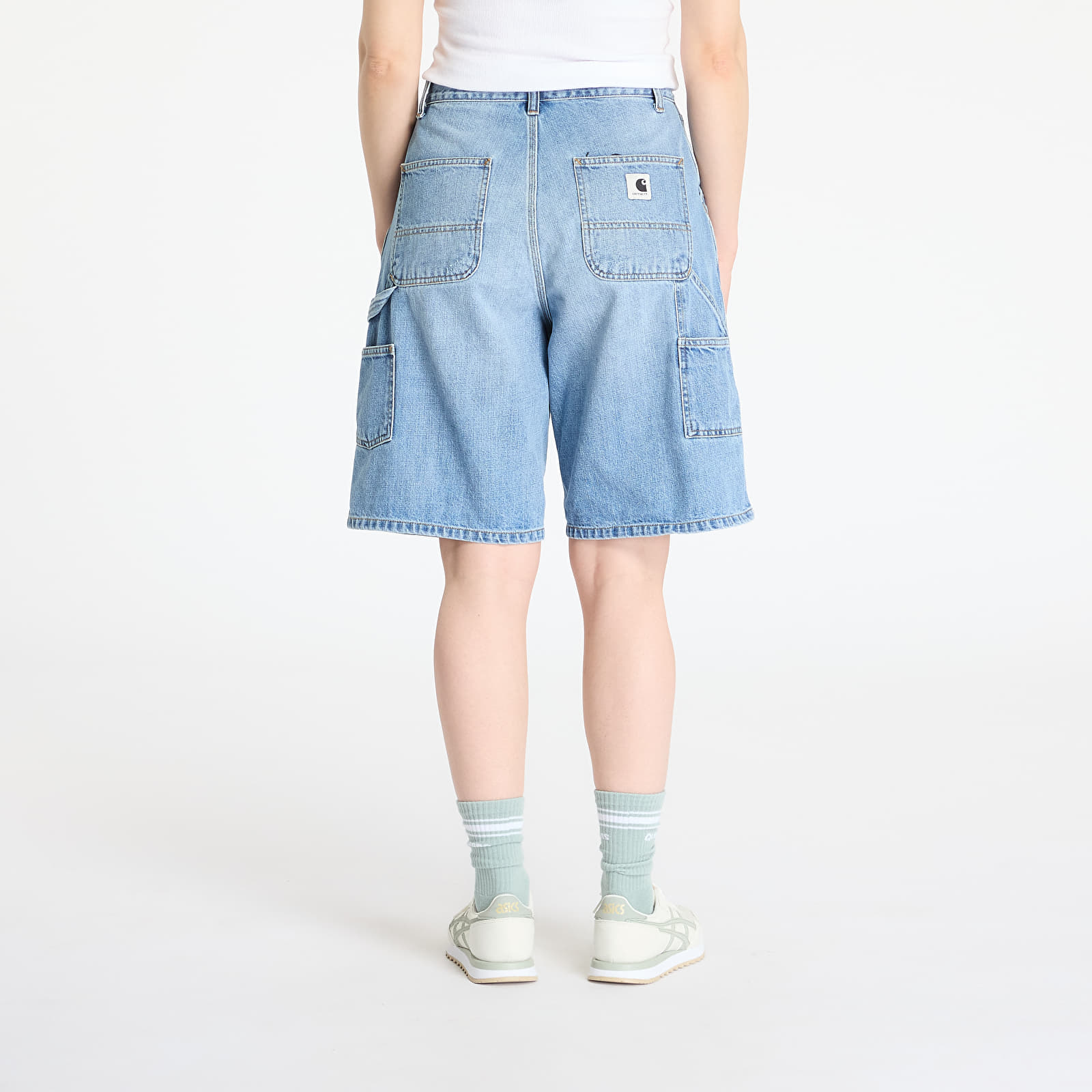 Krótkie spodenki Carhartt WIP W' Brandon Single Knee Short Blue