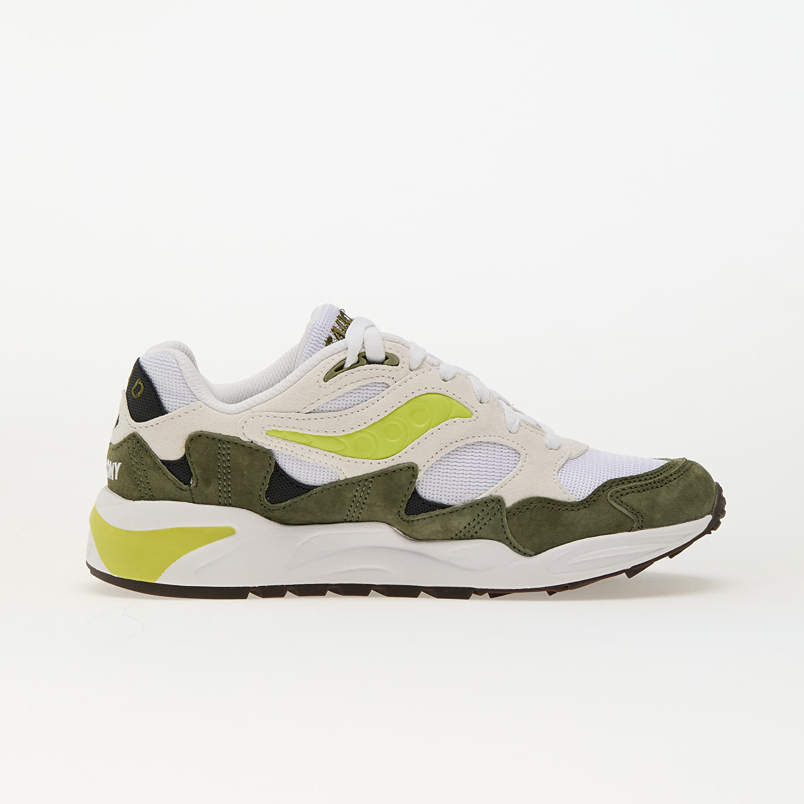 Herenschoenen Saucony Grid Shadow 2 White/ Green