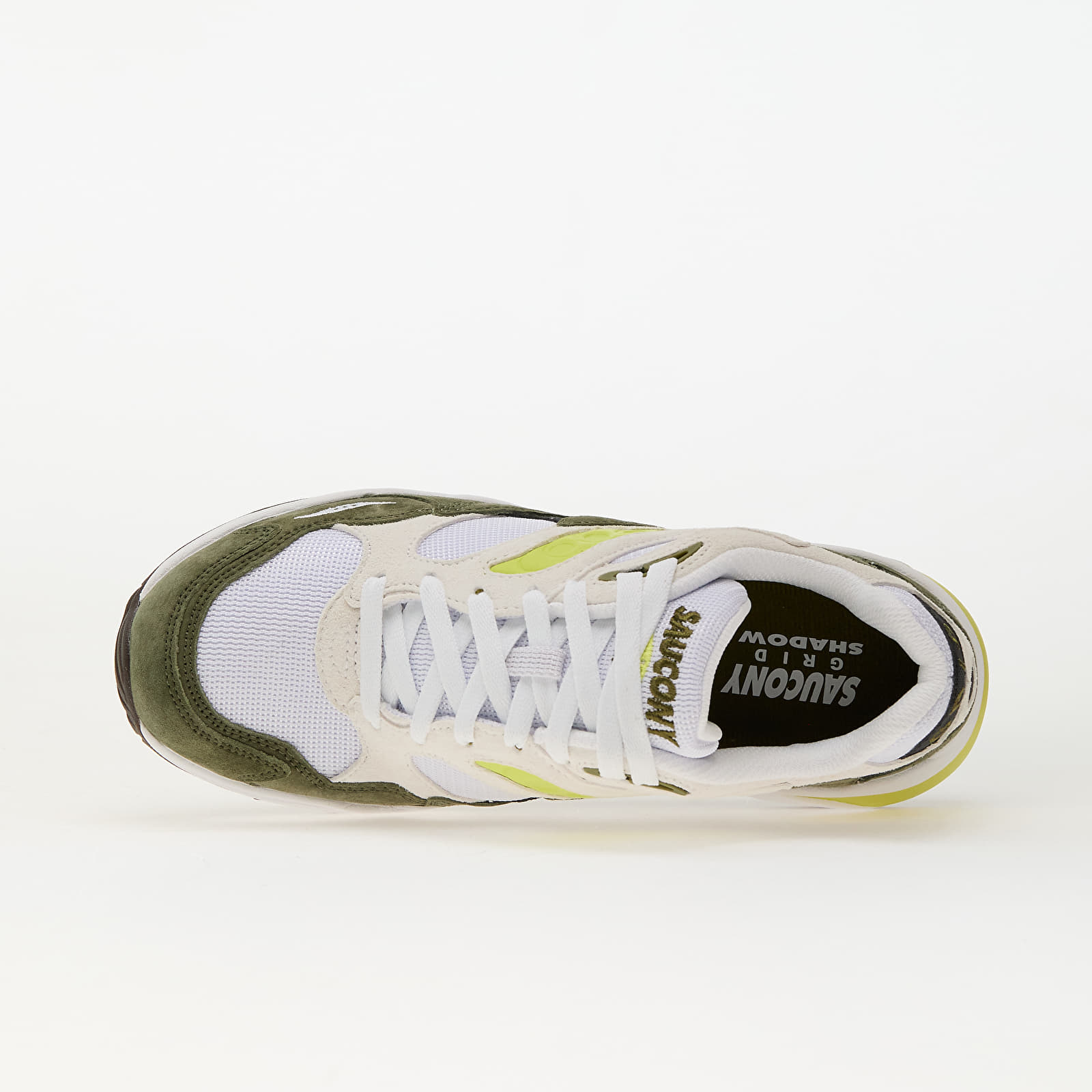 Herenschoenen Saucony Grid Shadow 2 White/ Green