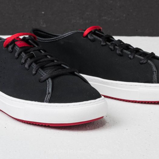 Women s shoes le coq sportif Jane Embroidery Black Tango Red Footshop
