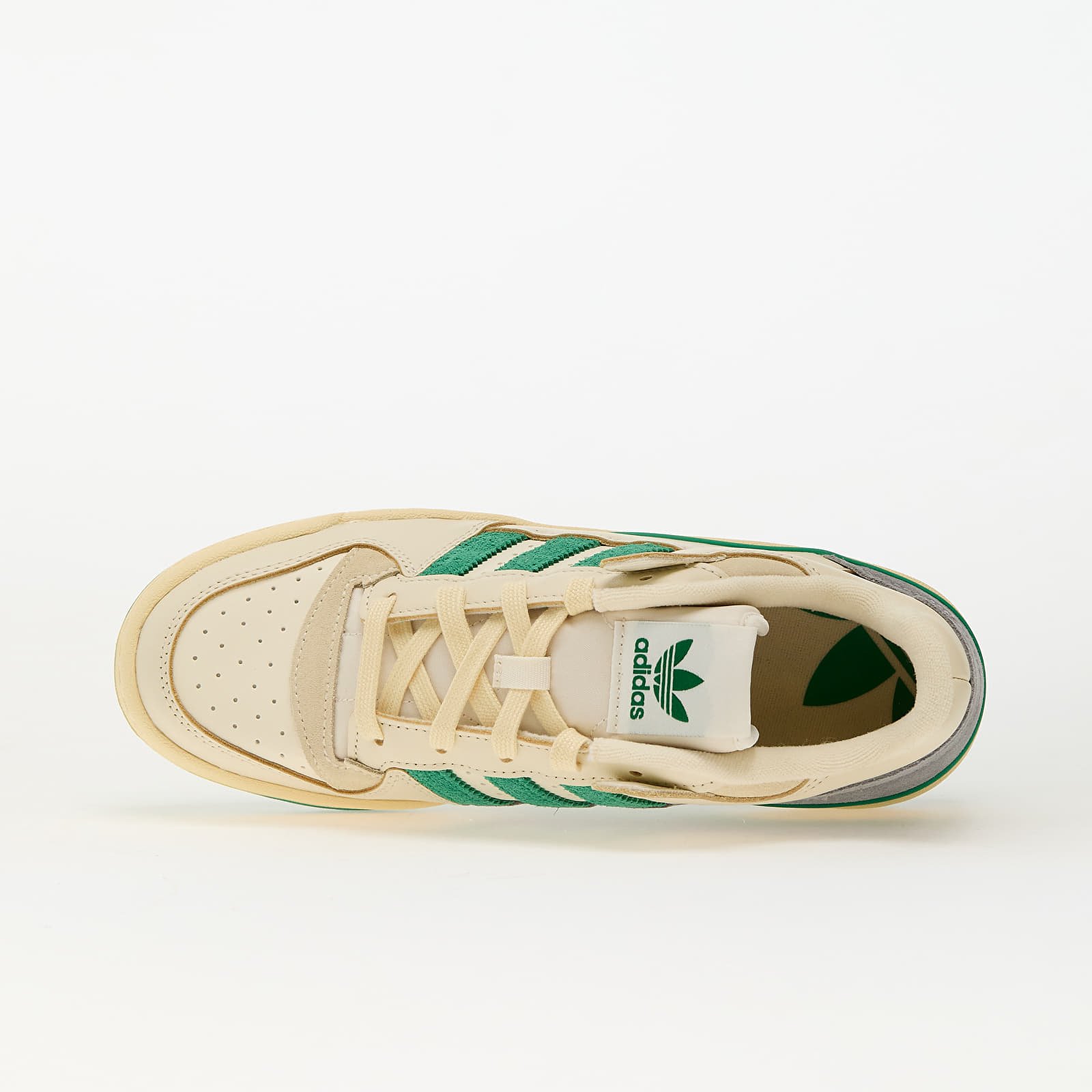 Încălțăminte și sneakerși pentru bărbați adidas Forum Low Cl Crew White/ Green/ Warm Van