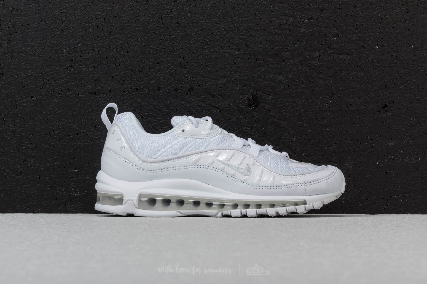 Air max 98 white reflect silver 2025