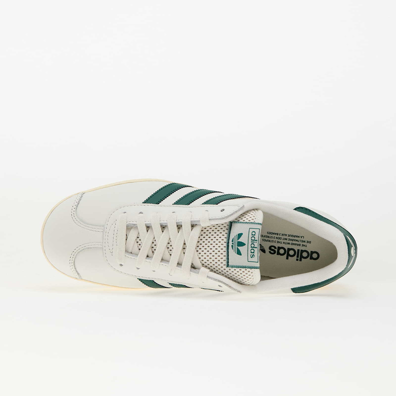 Sapatos de homem adidas Gazelle Core White/ Collegiate Green/ Crew White