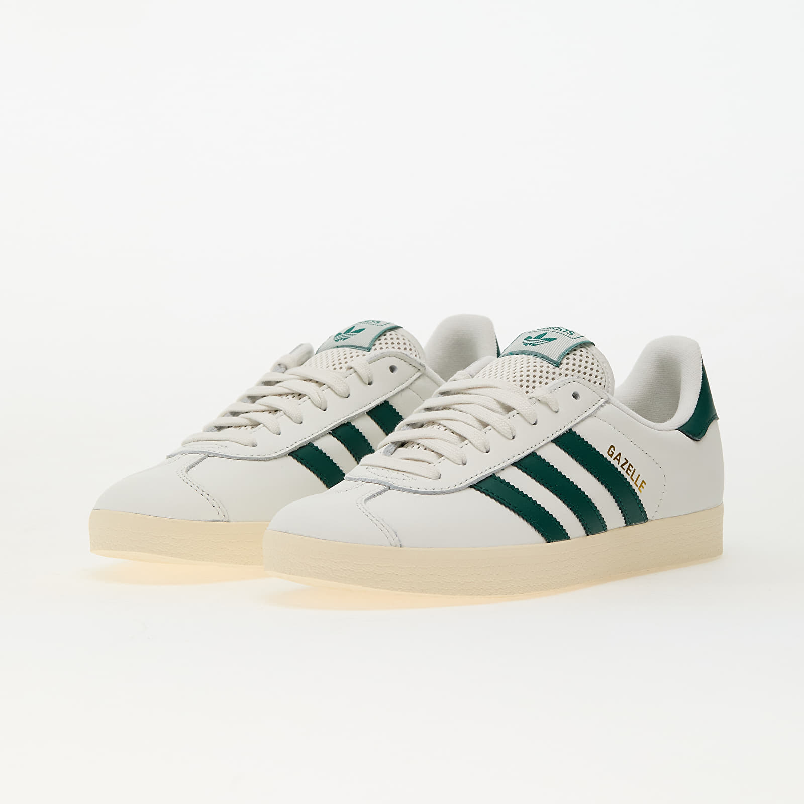 Sapatos de homem adidas Gazelle Core White/ Collegiate Green/ Crew White