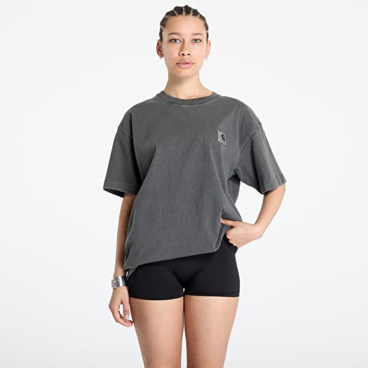 Tričko Carhartt WIP Nelson Short Sleeve T-Shirt UNISEX Graphite Garment Dyed