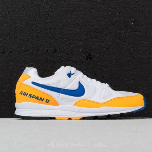 Men s shoes Nike Air Span II White Hyper Royal Laser Orange Footshop