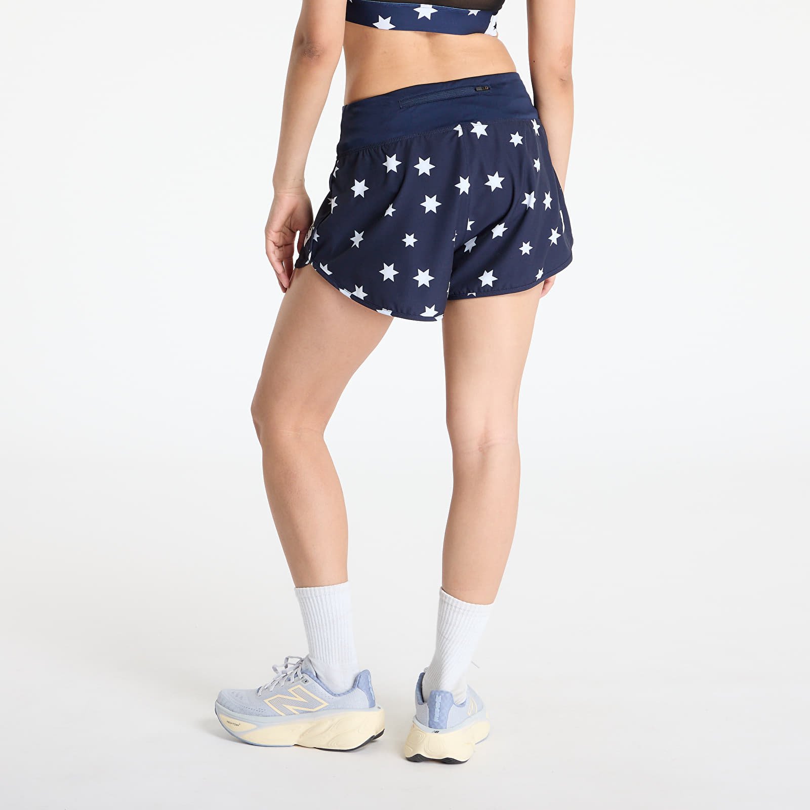 Дамски шорти SAYSKY W Star Pace Shorts 3" Blue/ White Aop