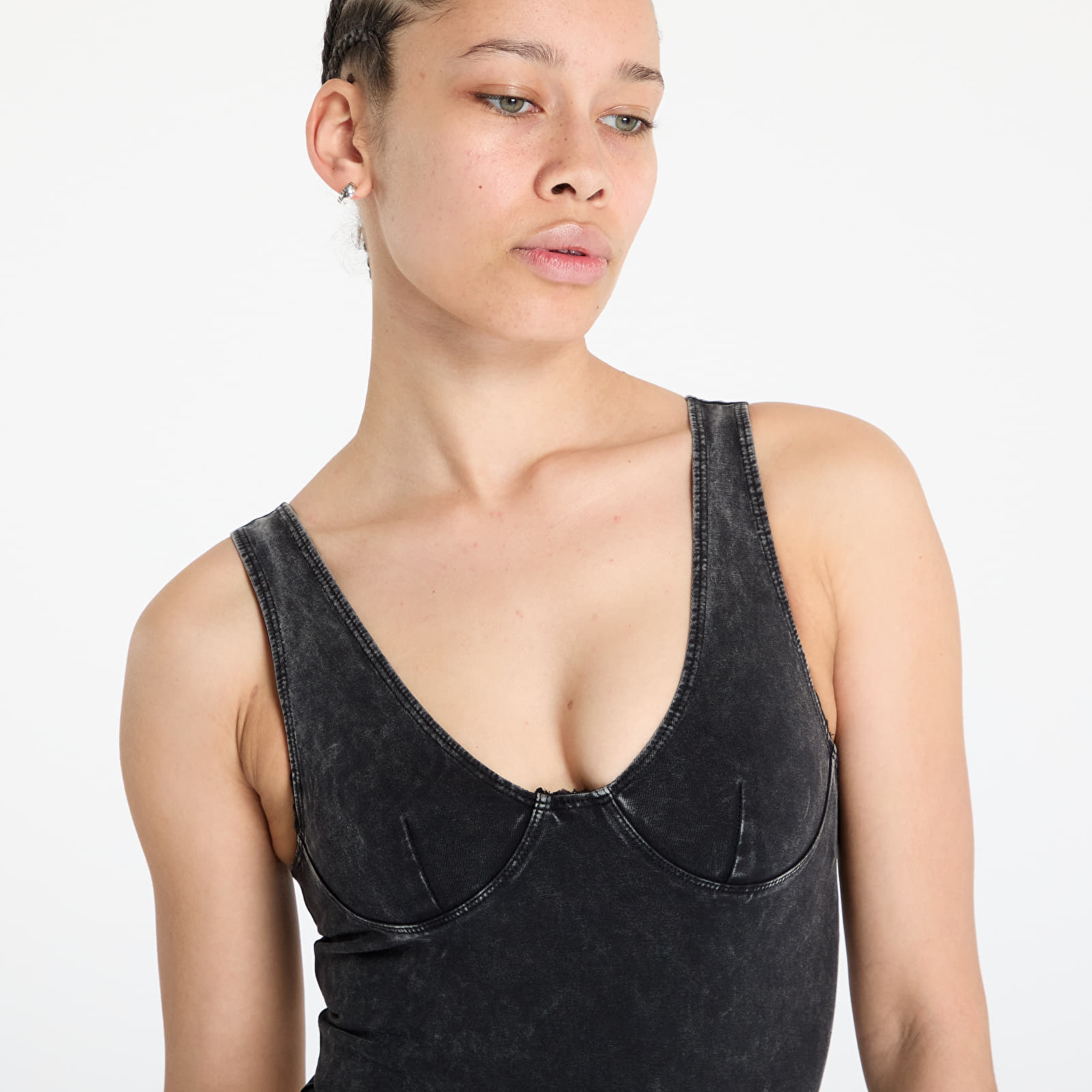 Bodysuit Patta Femme Acid Wash Bodysuit Black