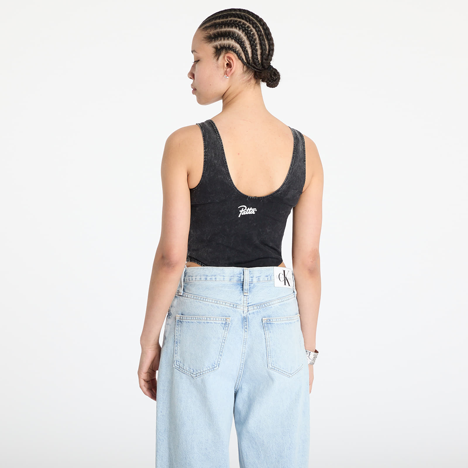 Bodysuit Patta Femme Acid Wash Bodysuit Black