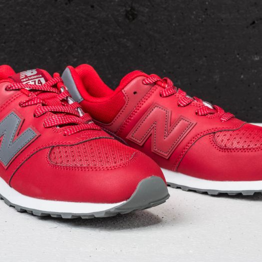 Women s shoes New Balance 574 Red Grey Footshop