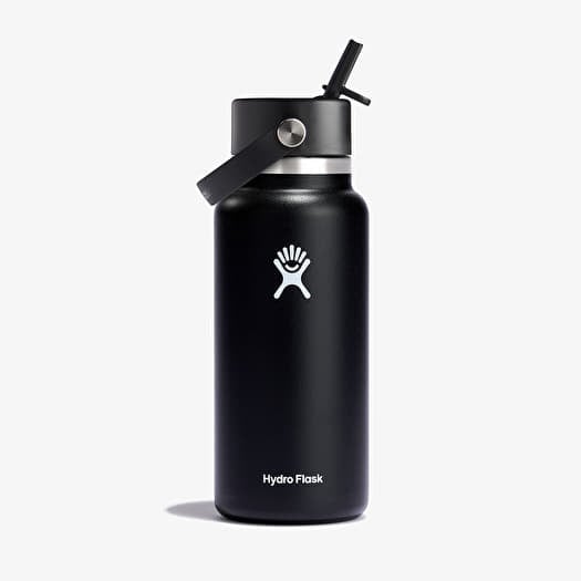 Hydroflask 946 ml Wide Flex Straw Cap Black