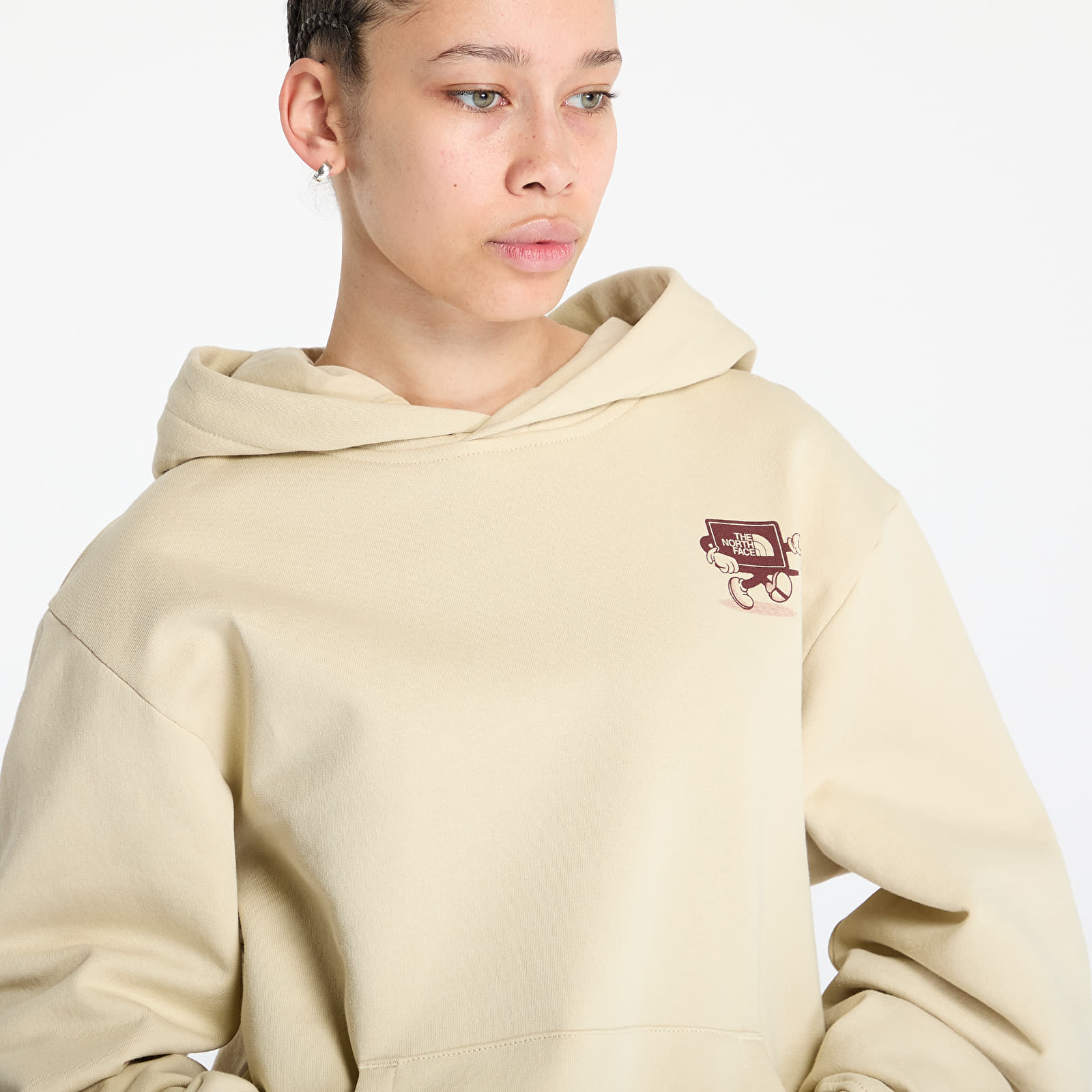 Kapuutsikud ja kampsunid The North Face Cartoon Logo Relaxed Hoodie UNISEX Gravel